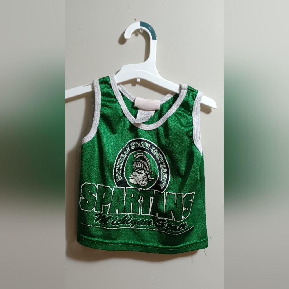 Toddler MSU Spartans Jersey Tee